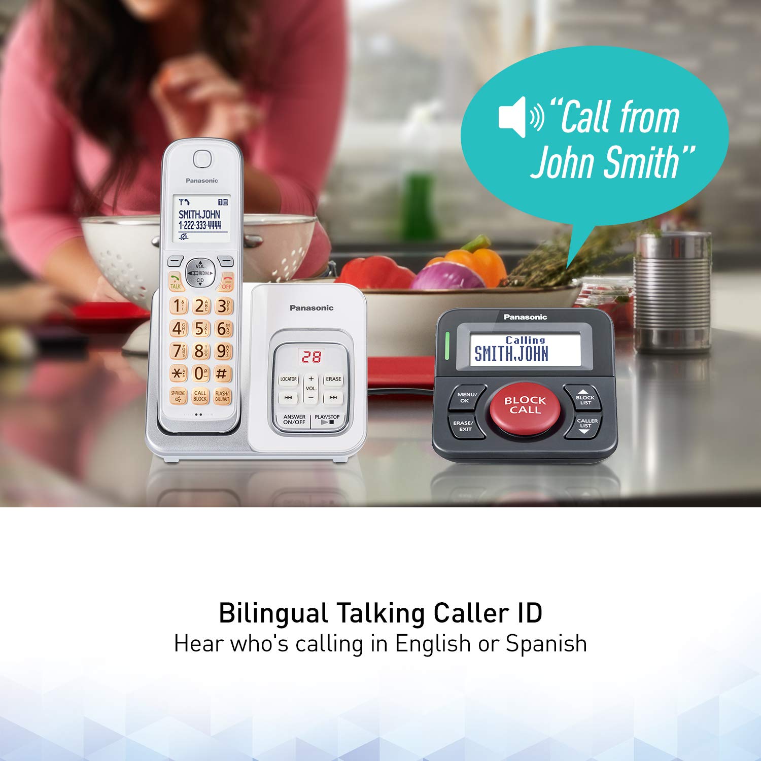 Panasonic Call Blocker For Landline Phones | Home Phone Auto Call Block Kx Tga710B